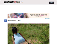 Tablet Screenshot of marcianosx.com